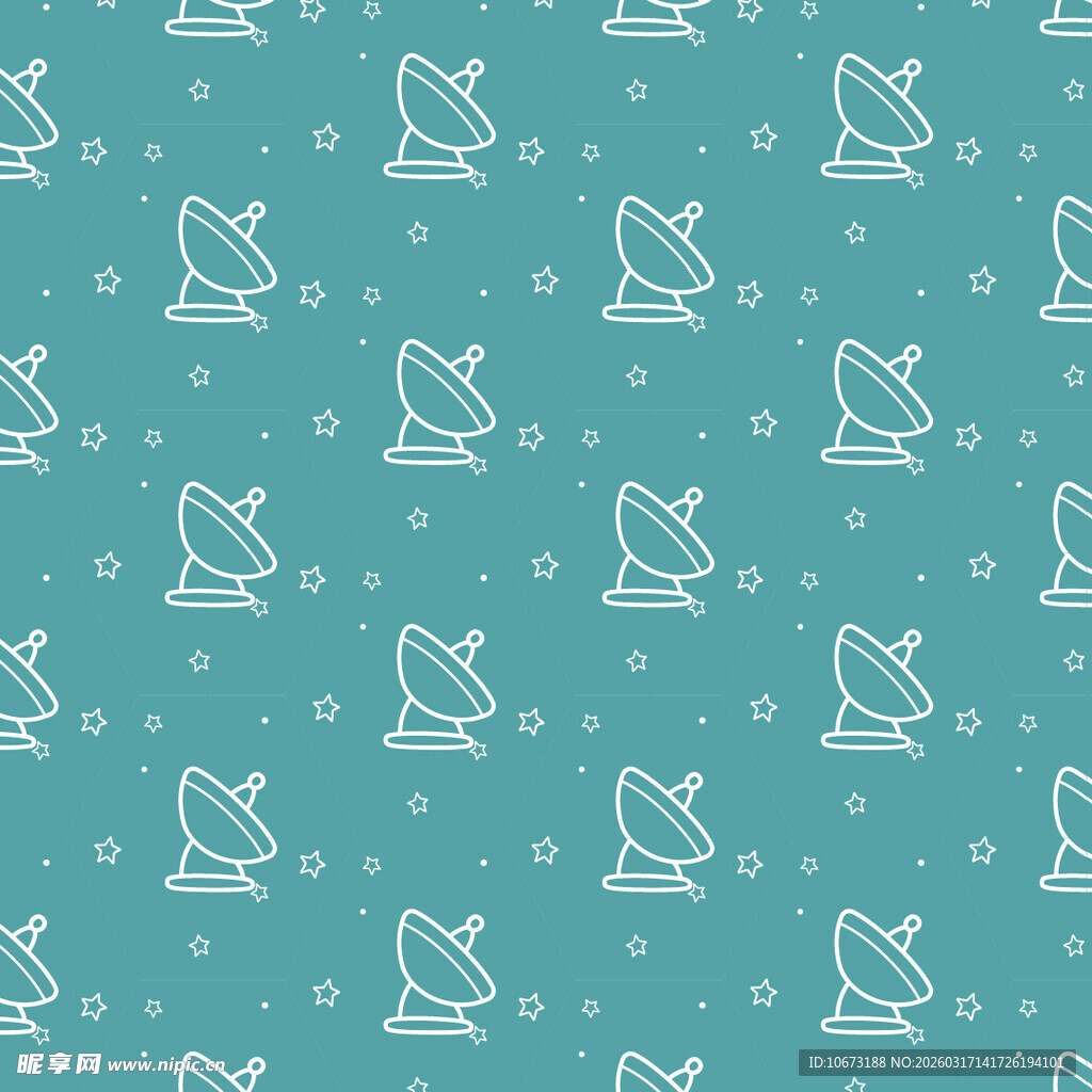 天空元素图案背景