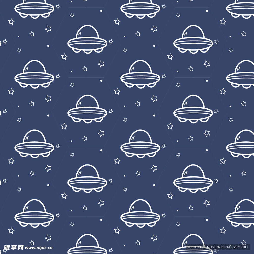 天空元素图案背景