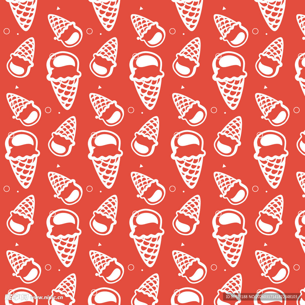 甜筒图案背景