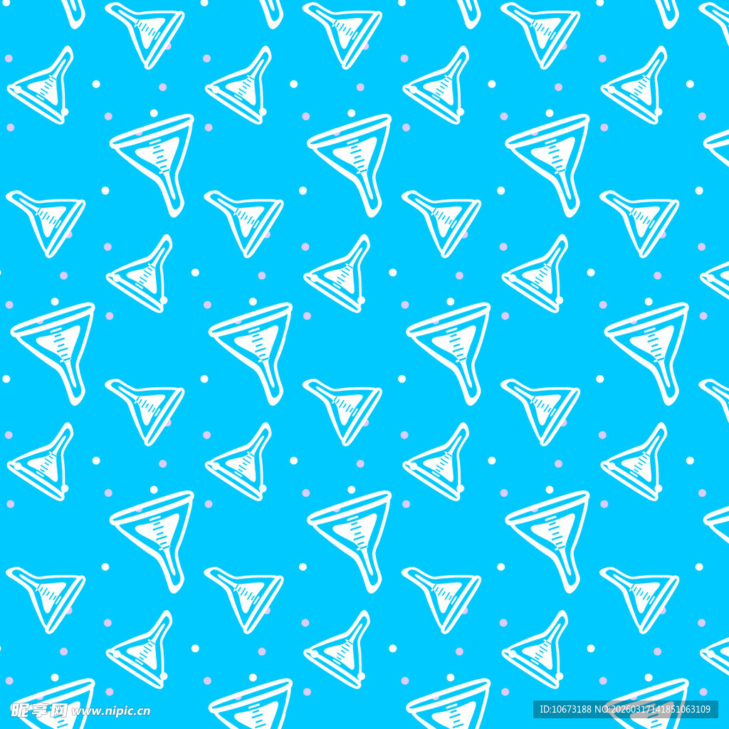 化学仪器图案背景