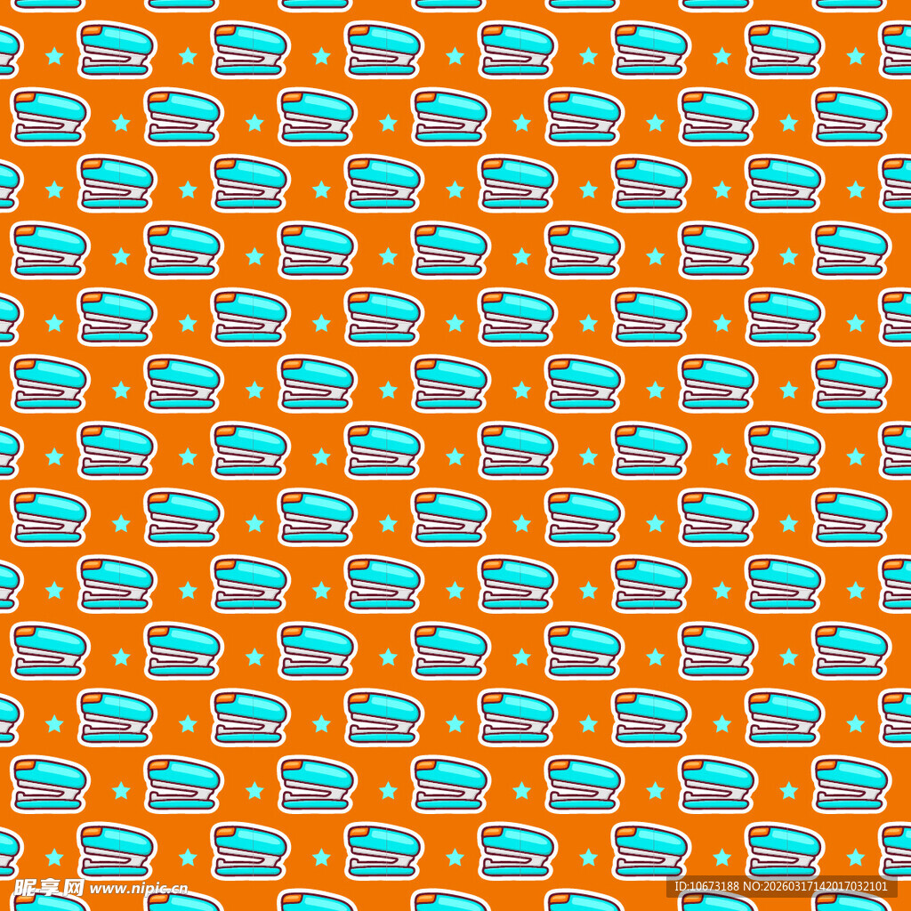 订书机图案背景