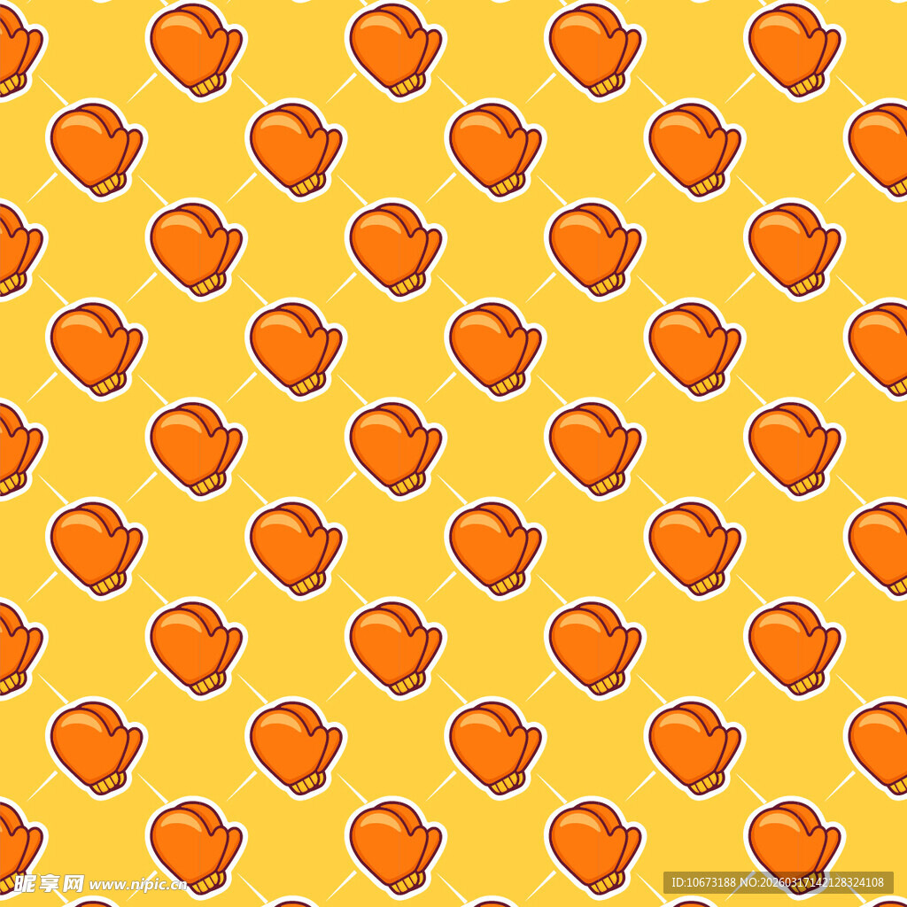 隔热手套图案背景