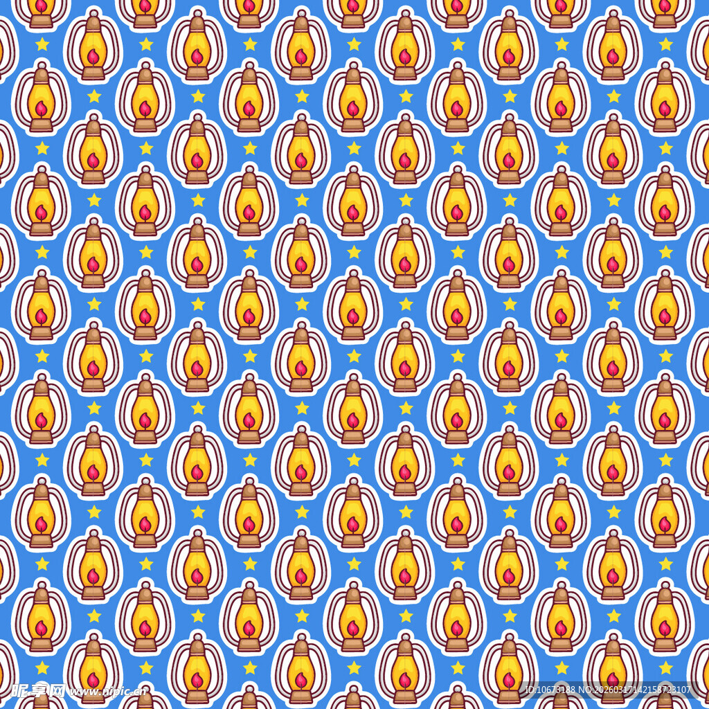 油灯图案背景