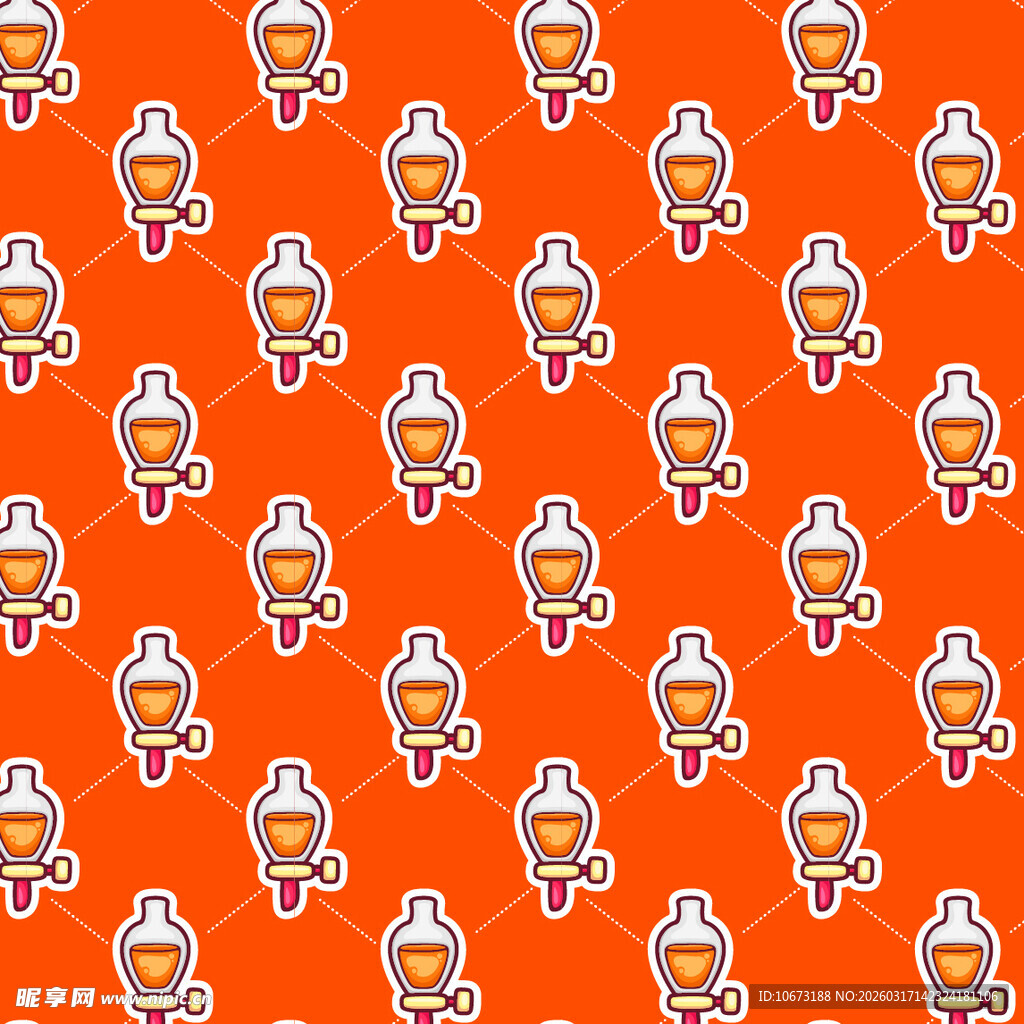 实验仪器图案背景