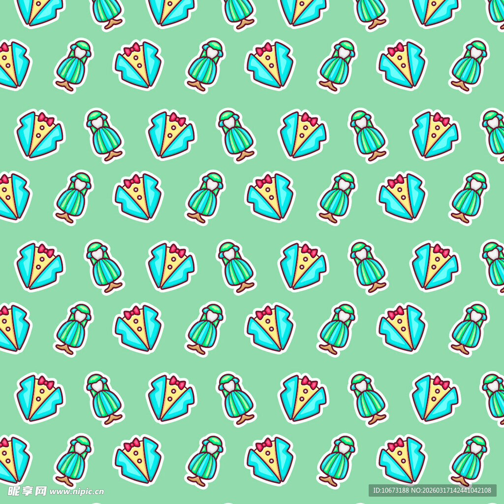 衣服相关图案背景