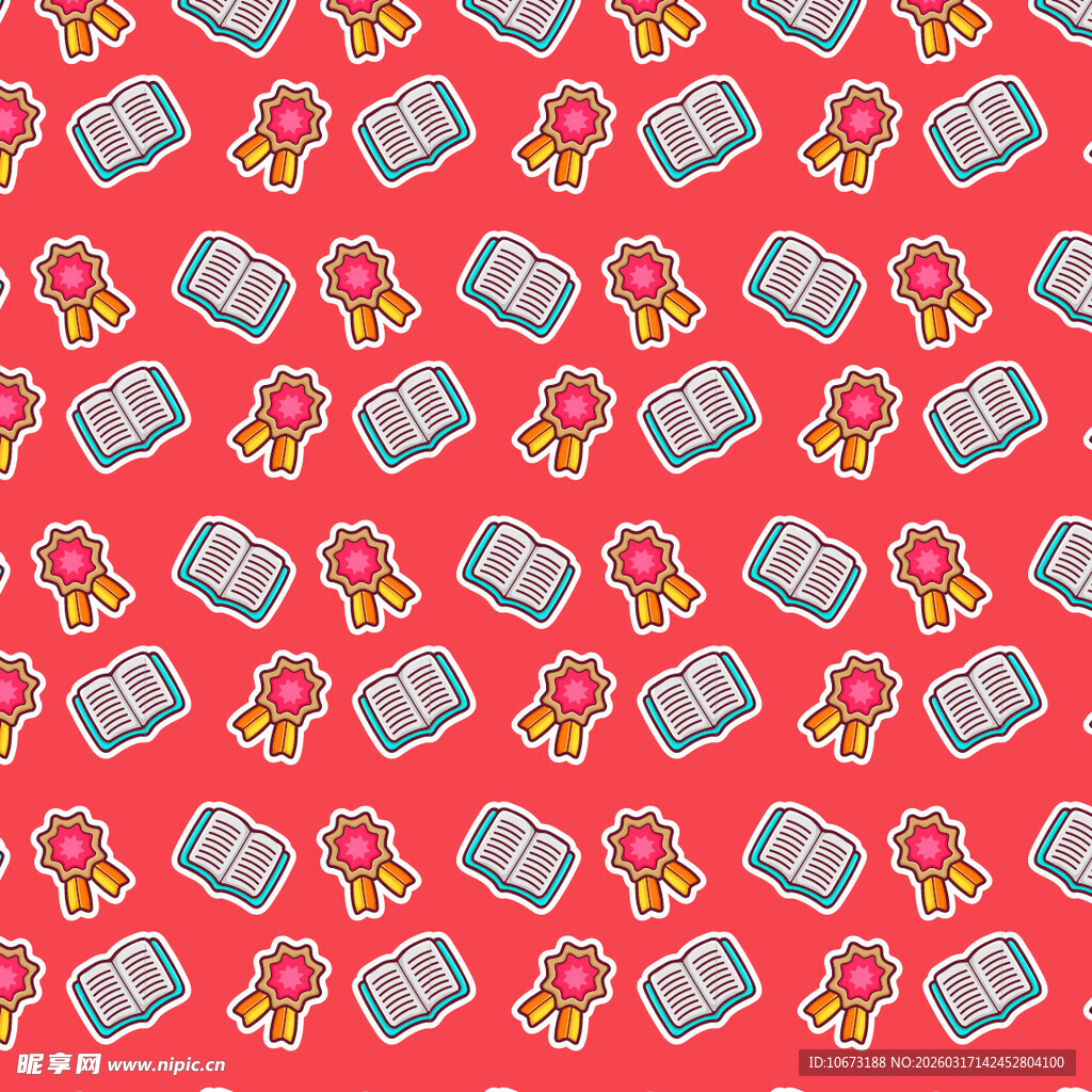 文具相关图案背景