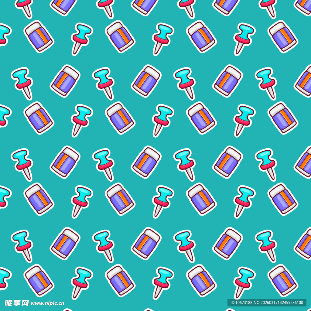 文具相关图案背景