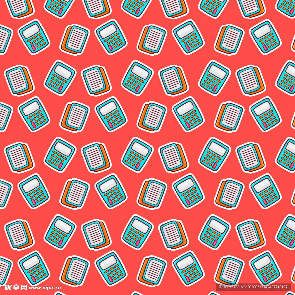 文具相关图案背景