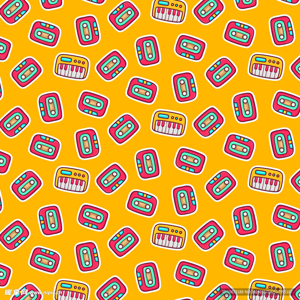 音乐相关图案背景