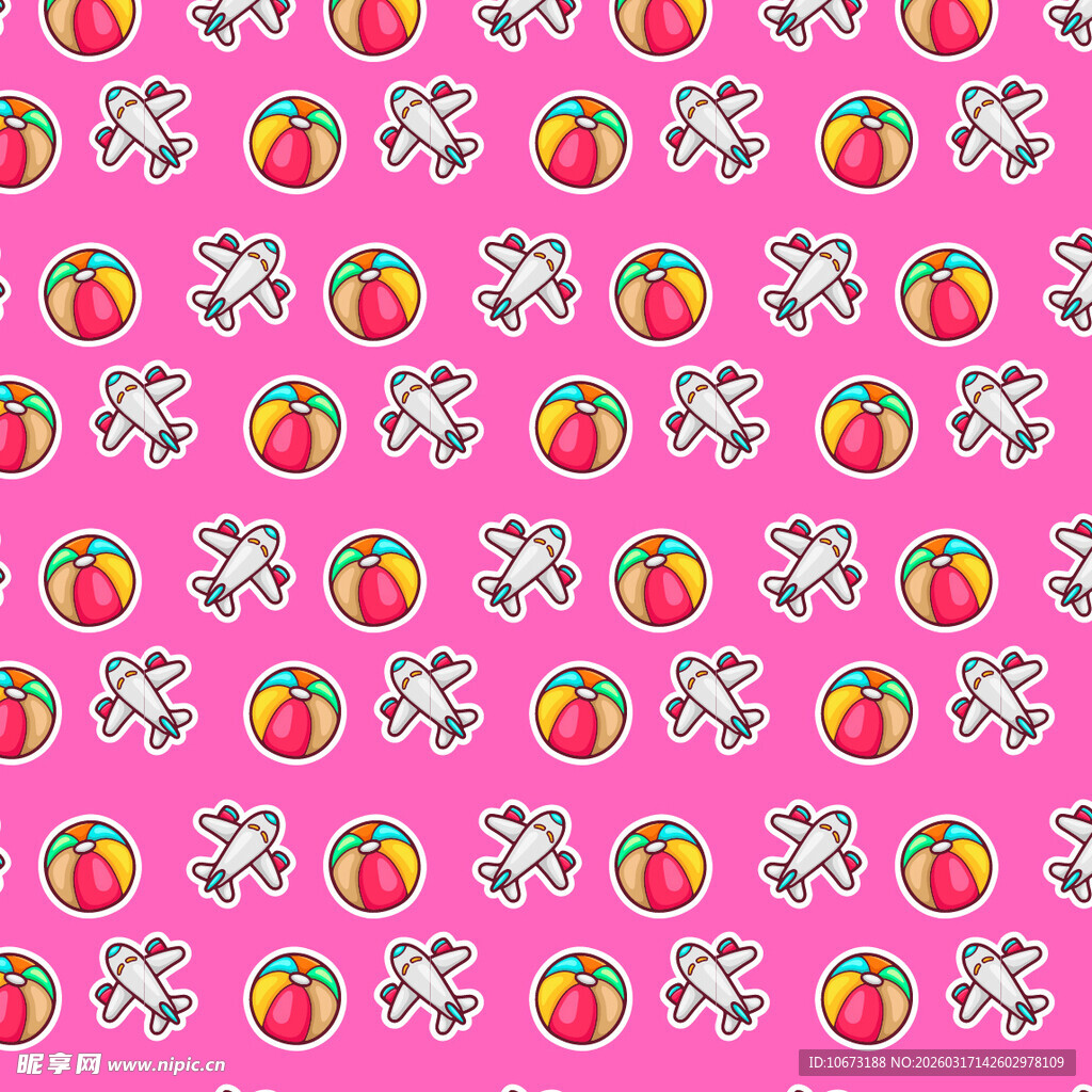 玩具相关图案背景