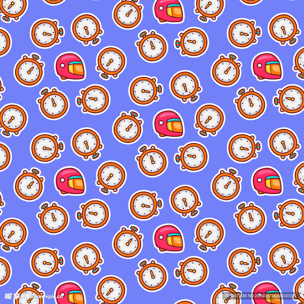 计时器图案背景