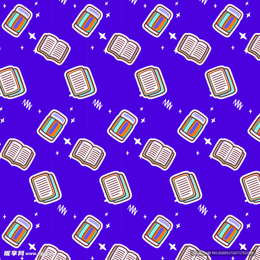 文具相关图案背景