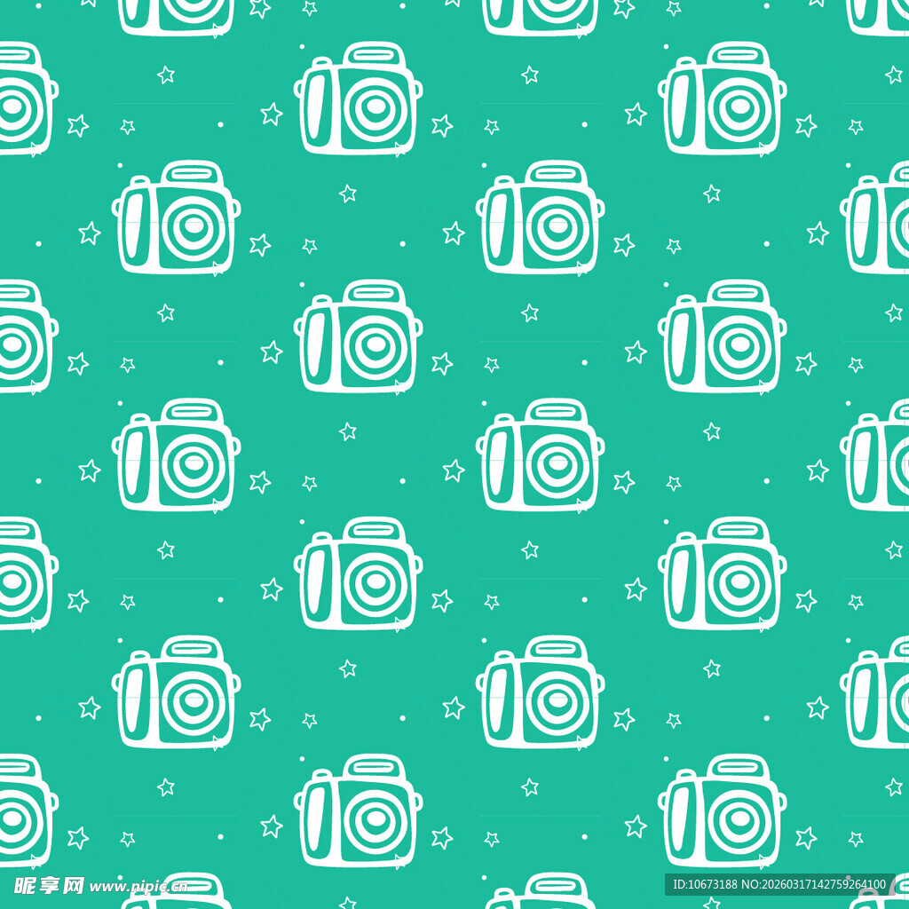 相机图案背景