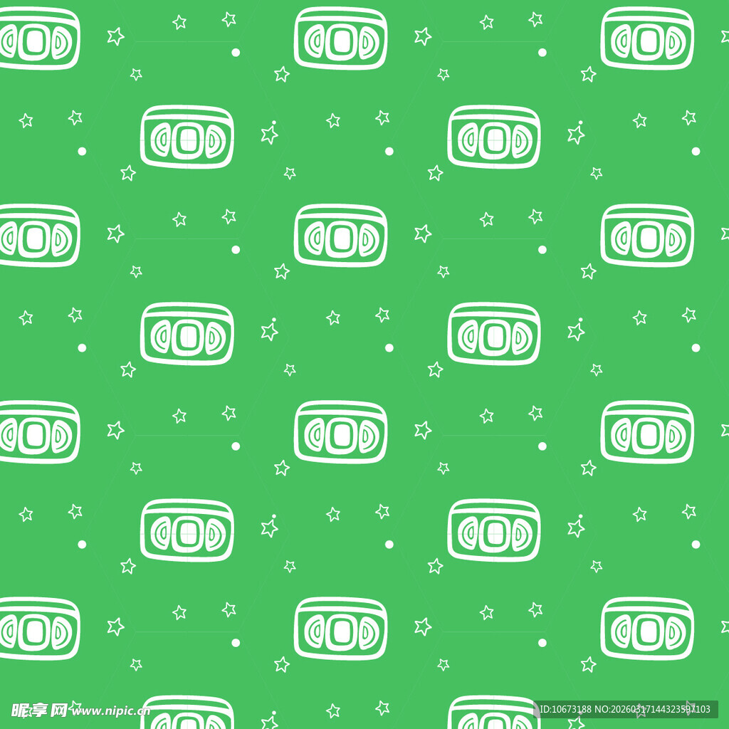 收音机图案背景