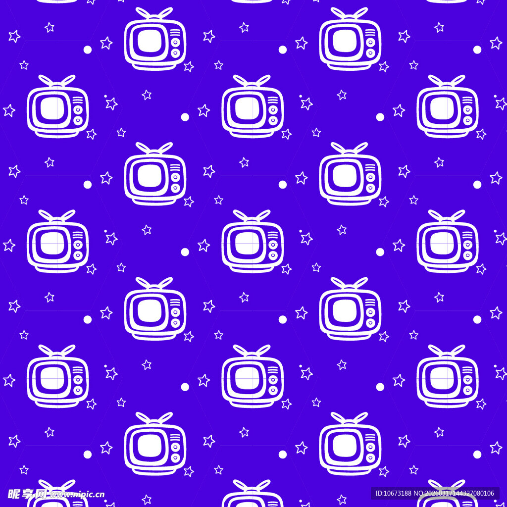 电视机图案背景