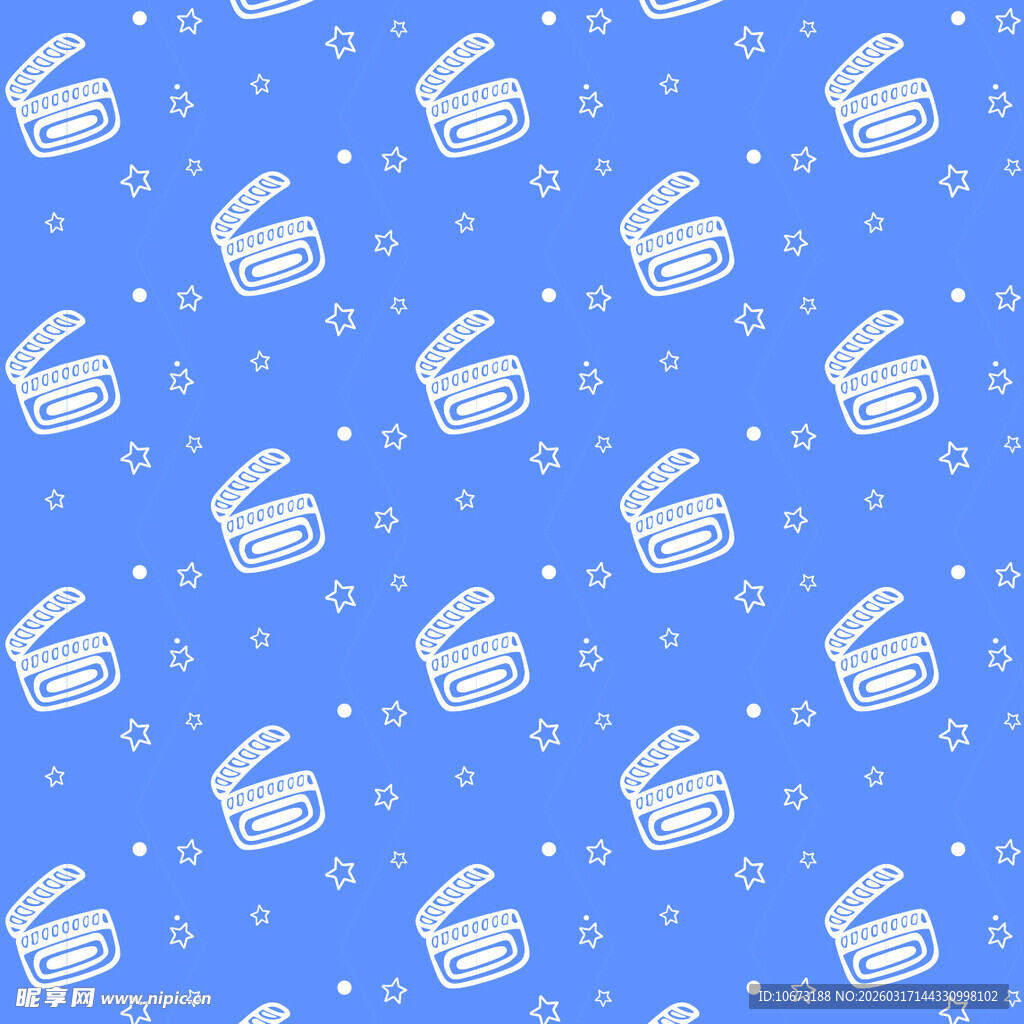 录影符号图案背景