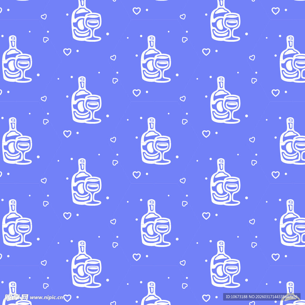  酒瓶图案背景