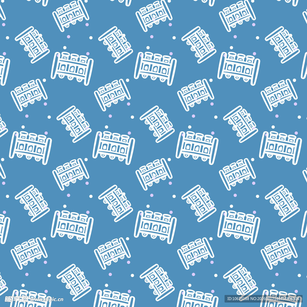 实验仪器图案背景