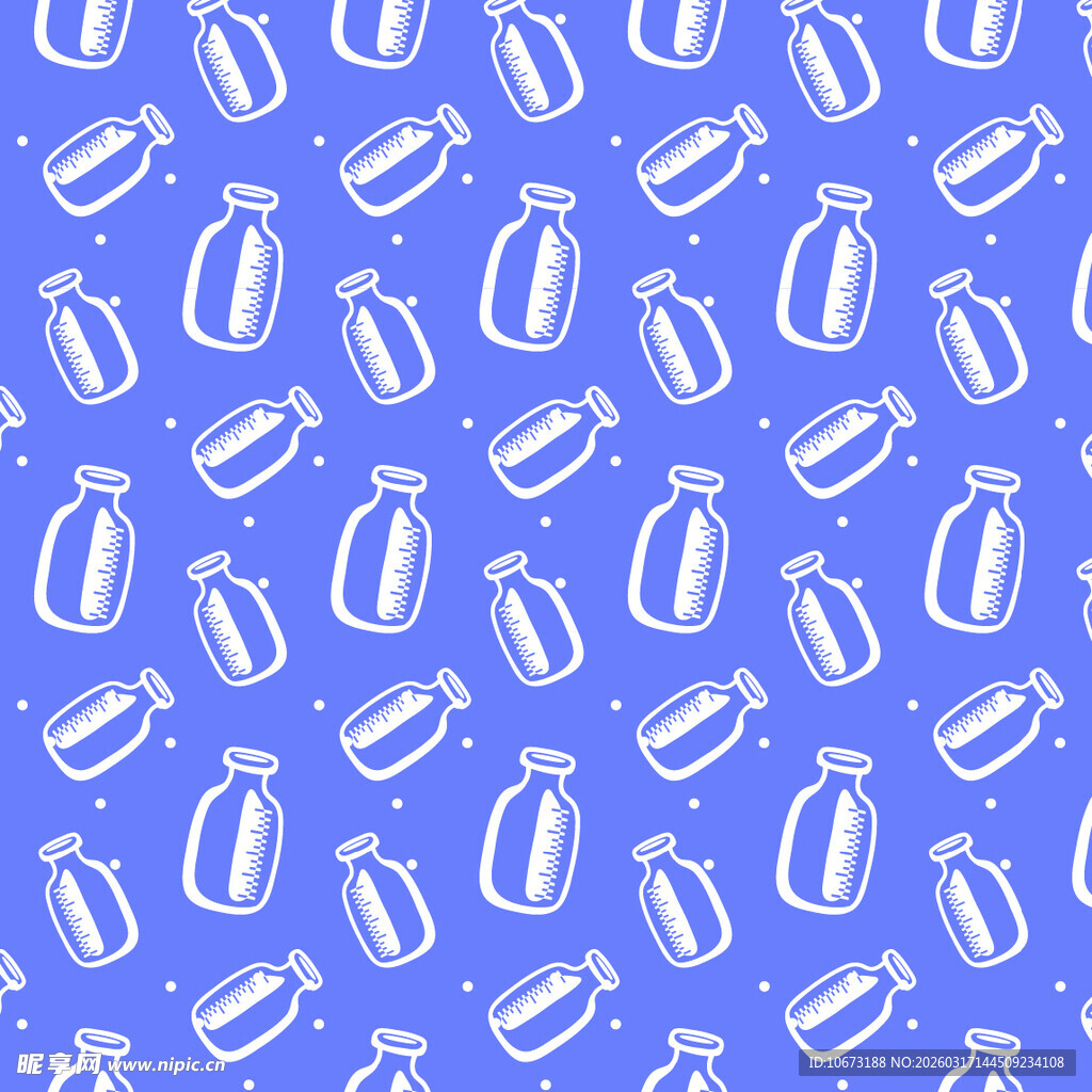 瓶子图案背景
