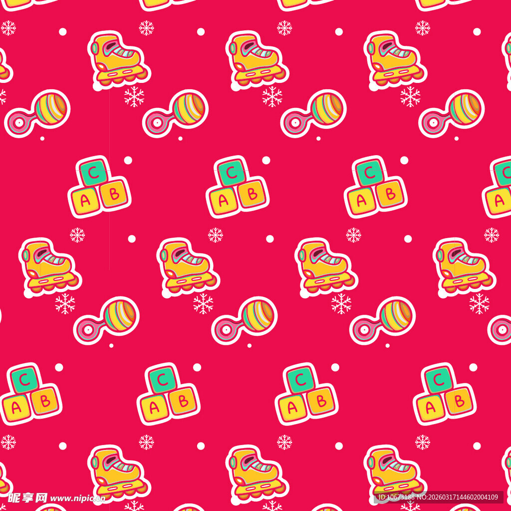 玩具相关元素背景