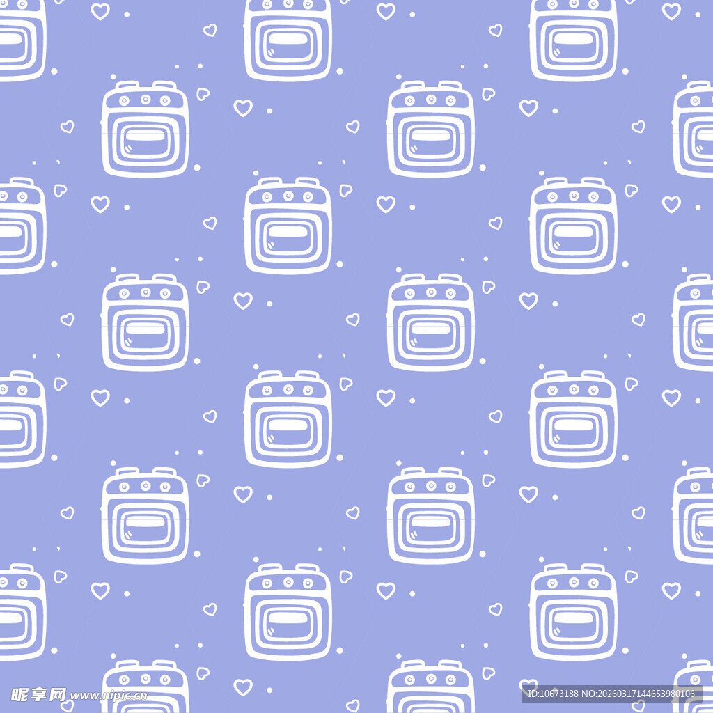 洗衣机图案背景