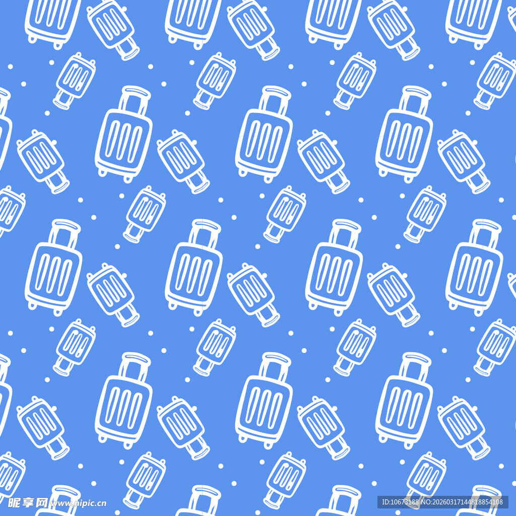行李箱图案背景