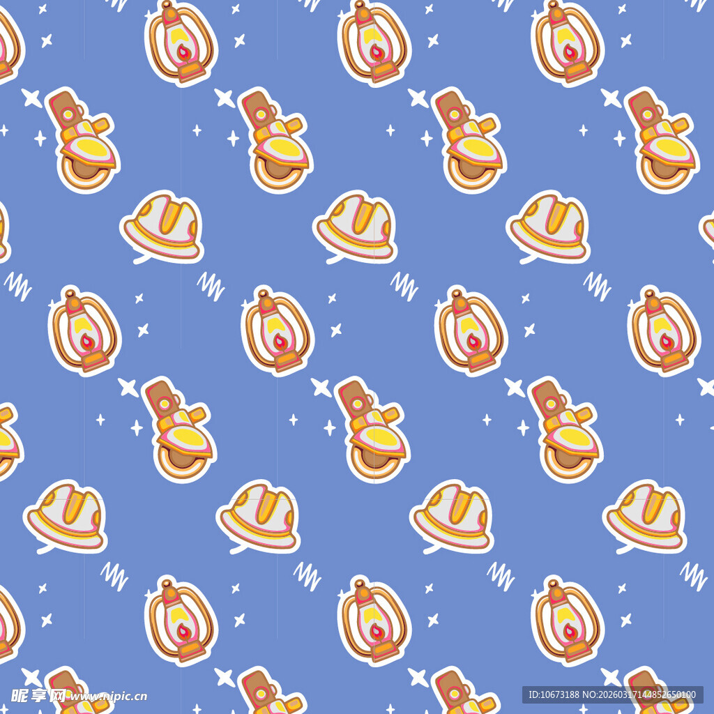  可爱元素图案背景