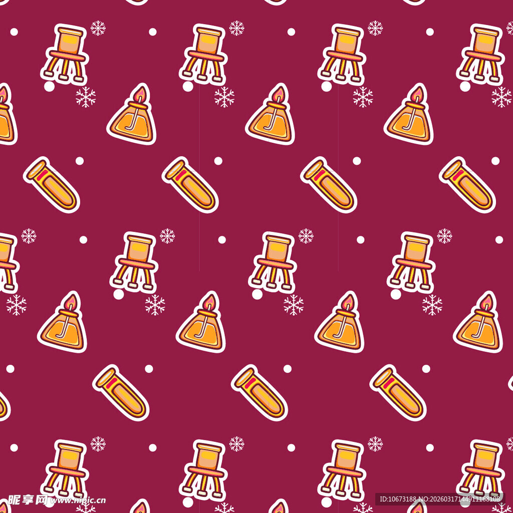 化学元素图案背景