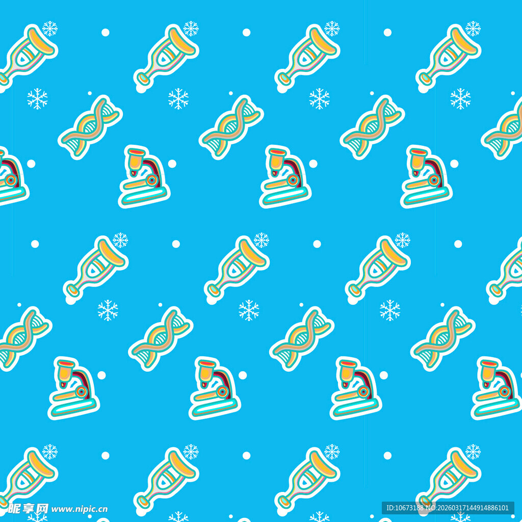 化学元素图案背景