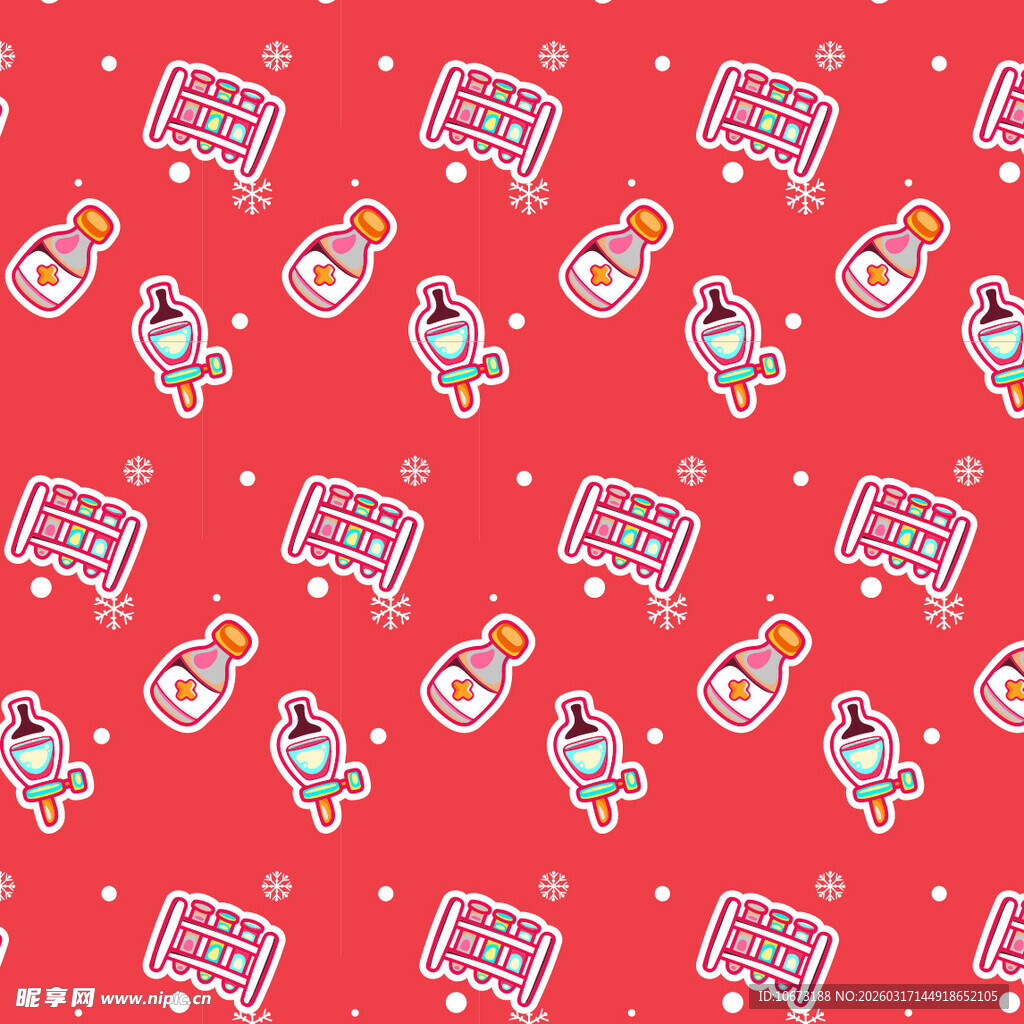 化学元素图案背景