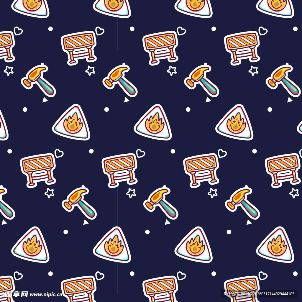 维修元素图案背景