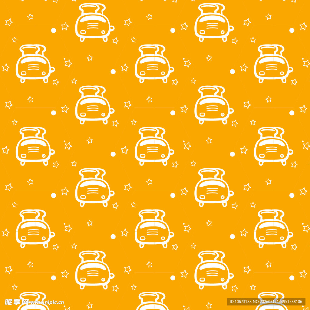 烤箱图案背景
