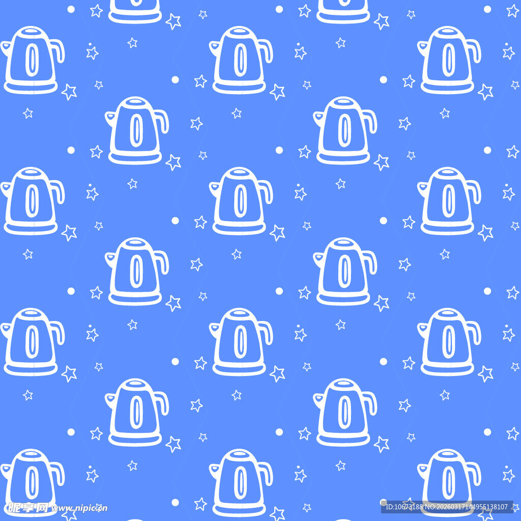 水壶图案背景