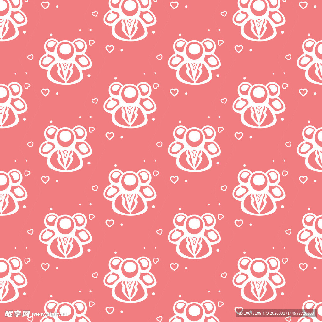 简约人物图案背景