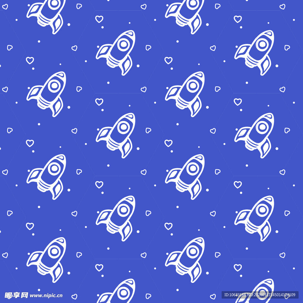 火箭图案背景