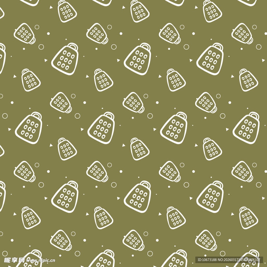 厨房用品图案背景