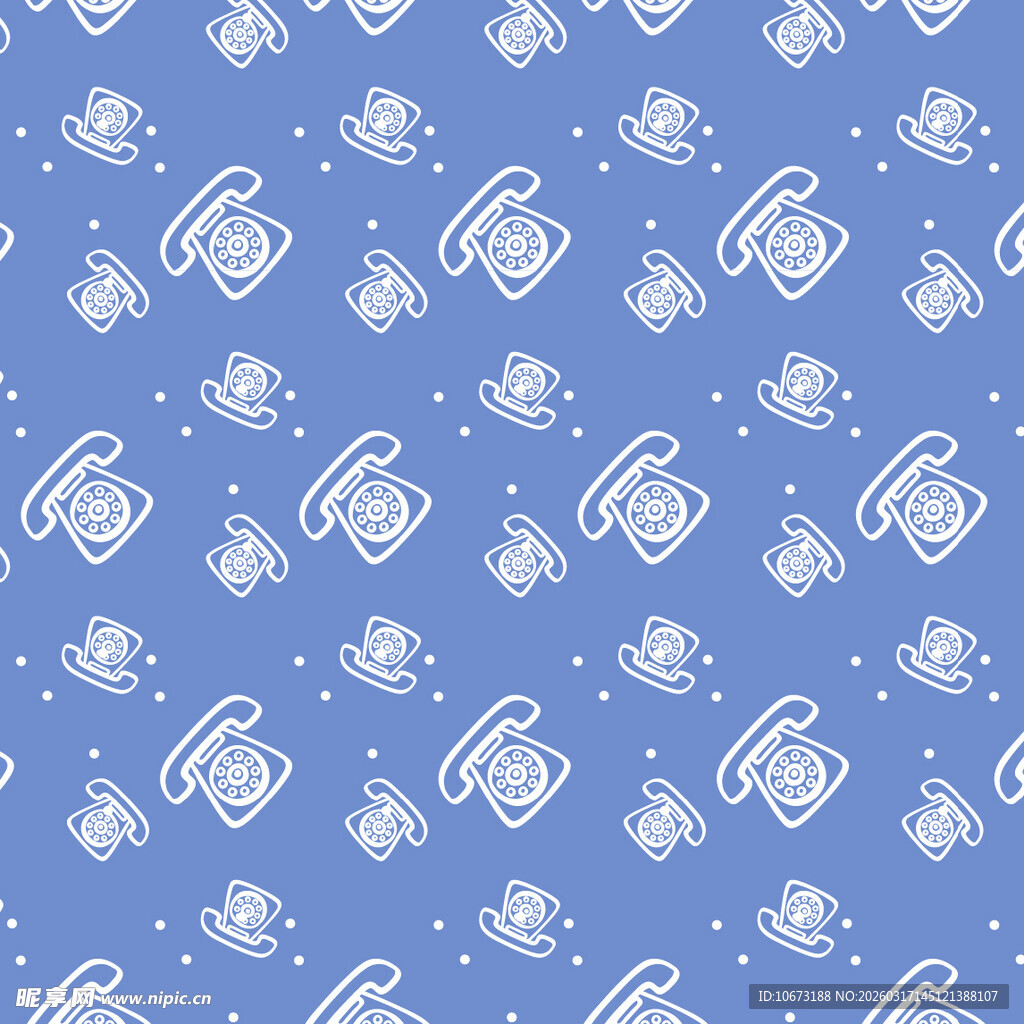 电话图案背景
