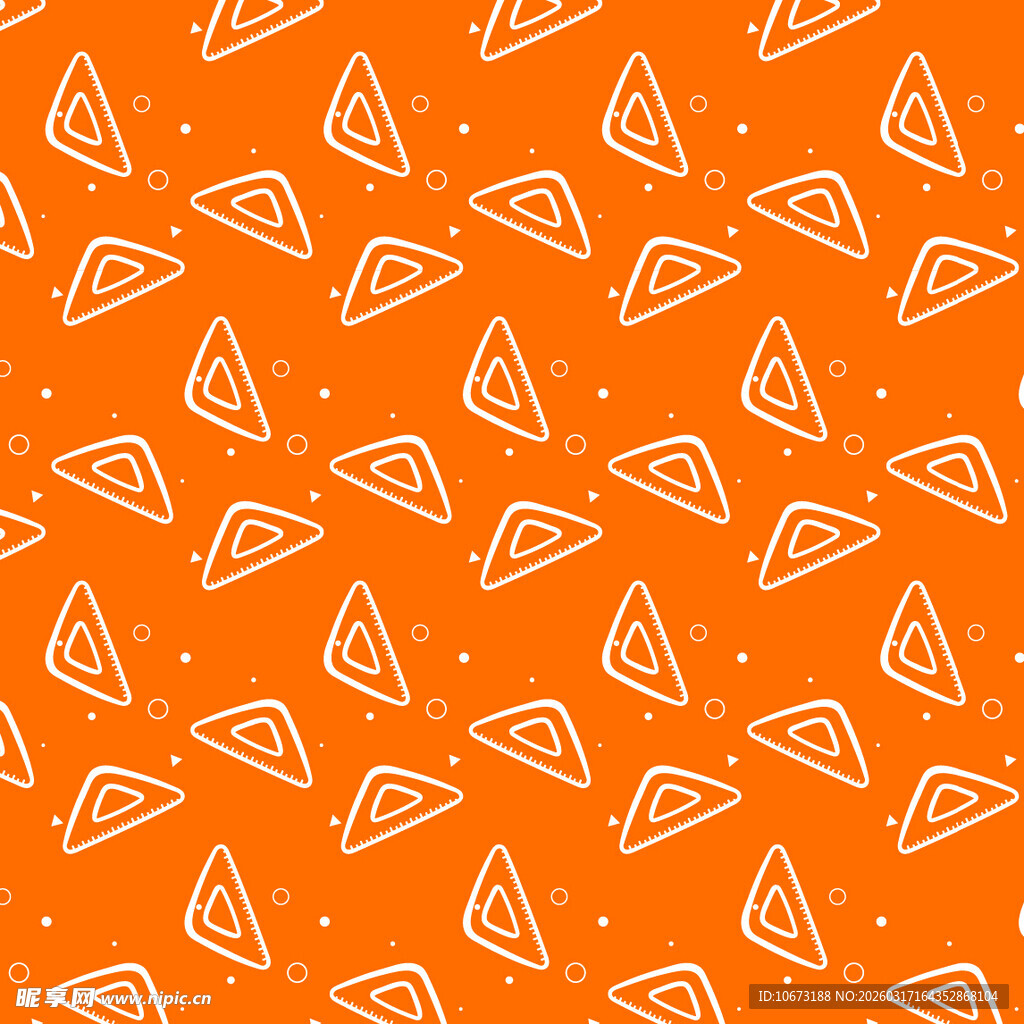  三角尺图案背景