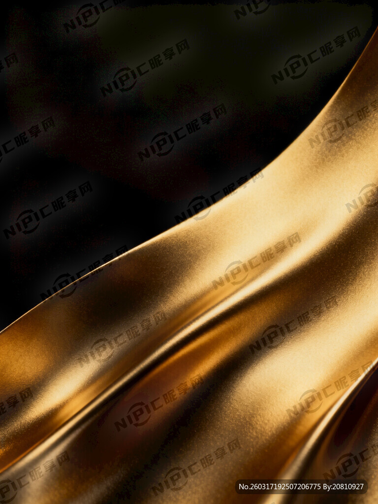 黑色底带金色渐变