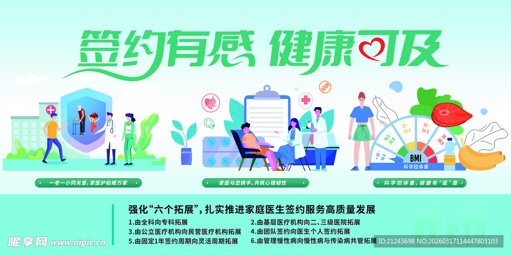 签约有感健康可及