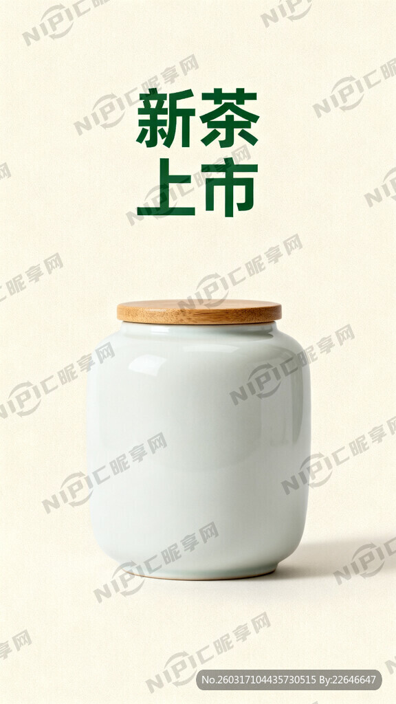 新茶上市 简约大气