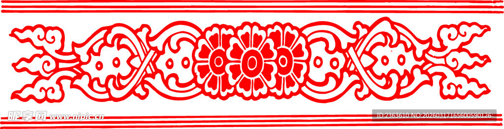 中式传统花纹装饰图案