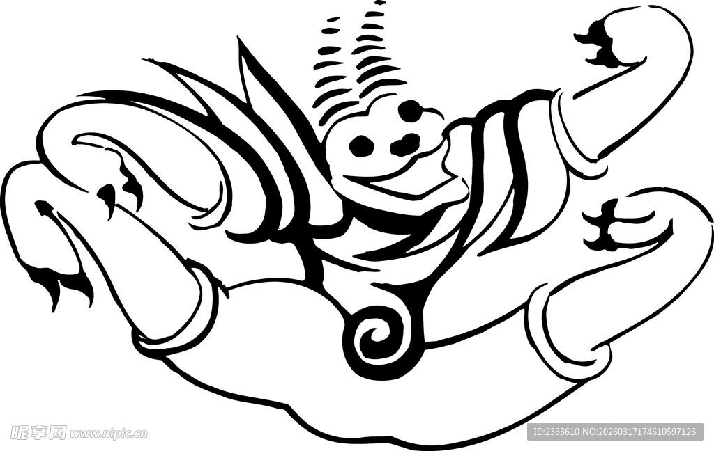 卡通风格的活力人物形象