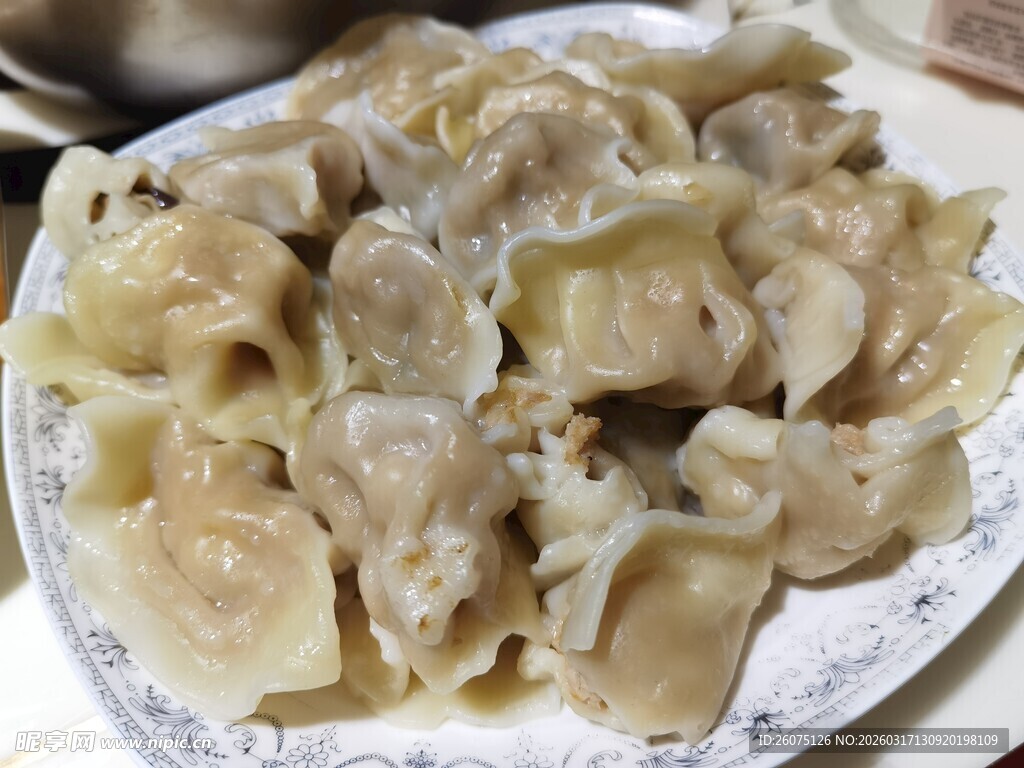 一盘美味饺子