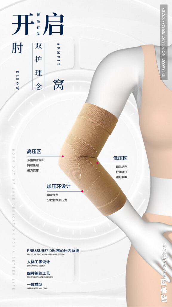 护具产品细节宣传海报