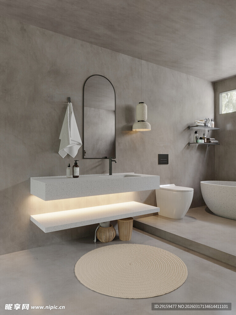 现代简约风格浴室设计