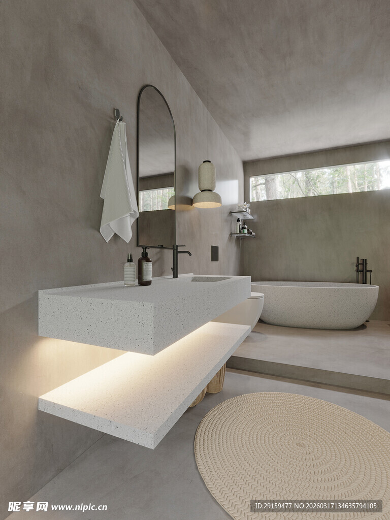 现代简约风浴室设计