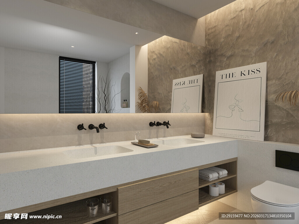 现代简约风格浴室设计