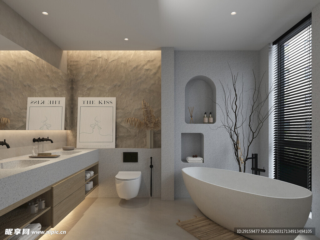 现代简约风浴室设计