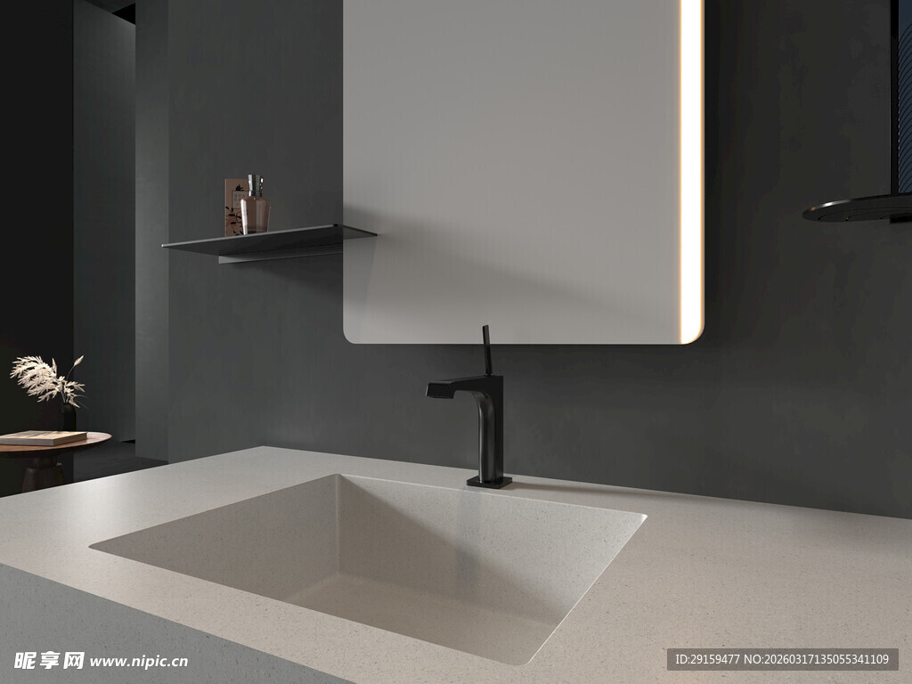 现代简约风格洗手台设计